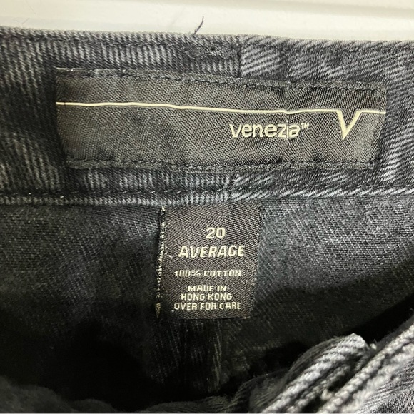 Venezia black jeans with leg embroidery size 20 - Picture 3 of 8
